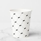 Elegant Graduation Cap Personalized 紙コップ (裏面)