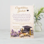 Elegant Graduation Card  シーズンカード (スタンド正面)
