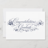 Elegant Graduation Card with Heartfelt Message  シーズンカード (正面)