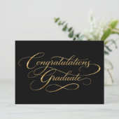 Elegant Graduation Congratulations Design シーズンカード (スタンド正面)