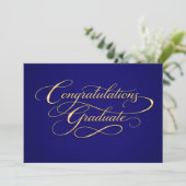 Elegant Graduation Congratulations Design シーズンカード (スタンド正面)