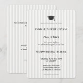 Elegant Graduation Invitation Template, Modern 招待状 (正面/裏面)
