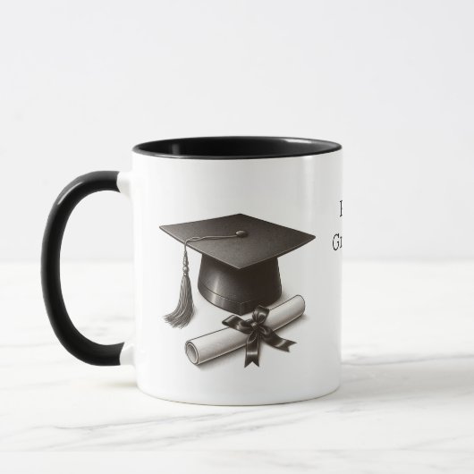 Elegant Graduation Mug マグカップ (左)