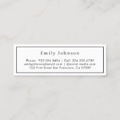 Elegant Graduation Name Card - Classe Of 2026 コーリングカード (裏面)