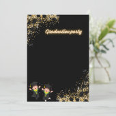 Elegant Graduation Party Invitation 招待状 (スタンド正面)