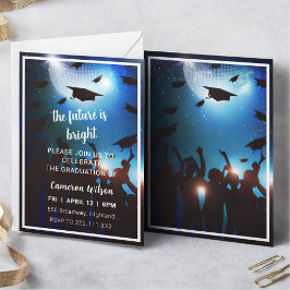 Elegant graduation party invitation 招待状
