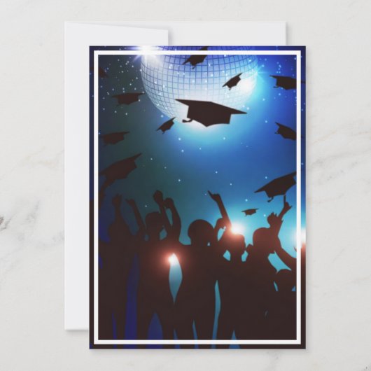 Elegant graduation party invitation 招待状 (裏面)