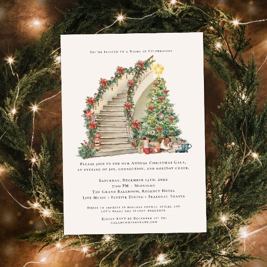 Elegant Grand Hotel Christmas Gala