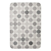 Elegant Gray Geometric Bath Mat for Guest Baths バスマット (正面縦)