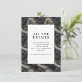 Elegant Gray Marble Texture エンクロージャーカード (スタンド正面)