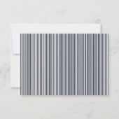 Elegant Gray Minimalist RSVP (裏面)