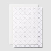 Elegant Gray Minimalist Wedding Invitation ベラム紙招待状 (オフセット (招待状))
