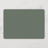 Elegant Gray Typographic エンクロージャーカード (裏面)
