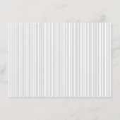 Elegant Gray Typographic Stripes エンクロージャーカード (裏面)