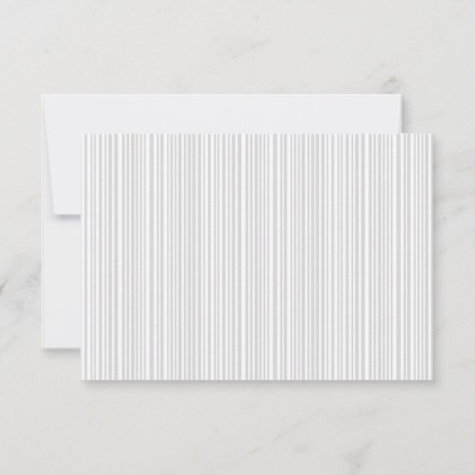 Elegant Grayscale RSVP Card (裏面)