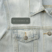 Elegant Green Botanical 名札 (インサイチュ)