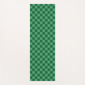 Elegant Green Checkerboard Design ヨガマット (正面)