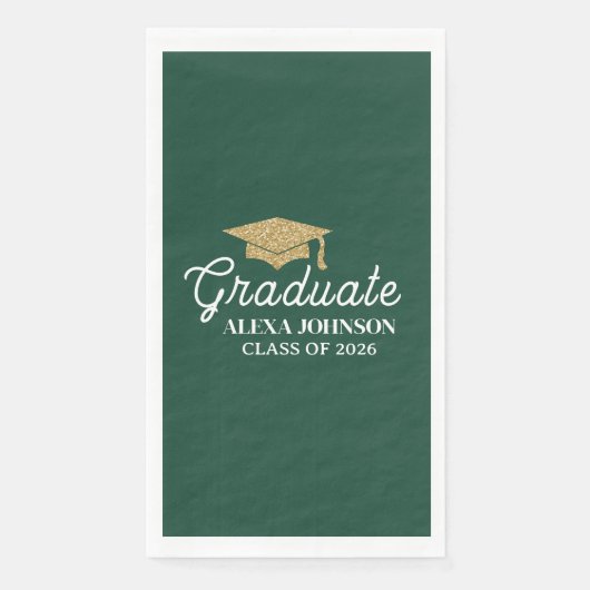 Elegant Green Class Of 2026 Graduation (正面)