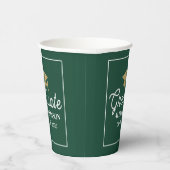 Elegant Green Class Of 2026 Graduation 紙コップ (右)