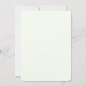 Elegant Green Lemon Tuscany Wedding Save The Date 招待状 (裏面)