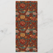 Elegant Green Minimalist Menu メニュー (裏面)