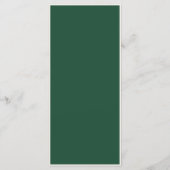 Elegant Green Old Money Wedding メニュー (裏面)