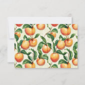 Elegant Green RSVP Card (裏面)