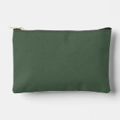 Elegant Green Textured Accessory Carry Pouch アクセサリーポーチ (正面)