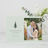 Elegant Green Tree Illustration セーブザデート (スタンド正面)