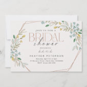 Elegant Greenery 招待状 (正面)