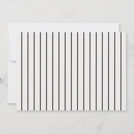 Elegant Greenery 招待状 (裏面)