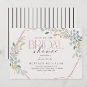 Elegant Greenery 招待状 (正面/裏面)