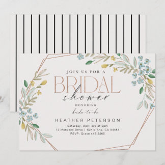 Elegant Greenery 招待状