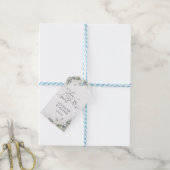 Elegant Greenery Floral Gift Tag ギフトタグ (より糸付き)