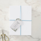 Elegant Greenery Floral Gift Tag ギフトタグ (より糸付き)