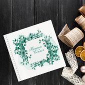 Elegant Greenery Wedding Guest Book ノートブック
