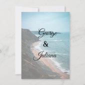 Elegant Greenery Wedding Invitation 招待状 (裏面)