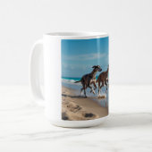 Elegant Greyhound Coffee Mug コーヒーマグカップ (正面左)