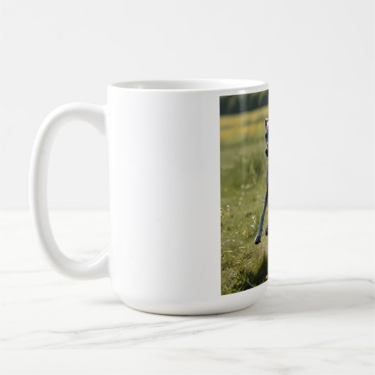 Elegant Greyhound Coffee Mug コーヒーマグカップ (左)