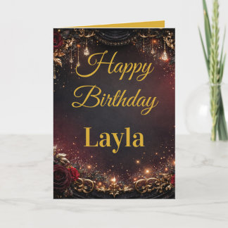 Elegant Grunge For Anyone Birthday カード