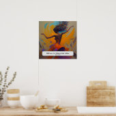  Elegant Hair Salon Custom Name Poster ポスター (キッチン)