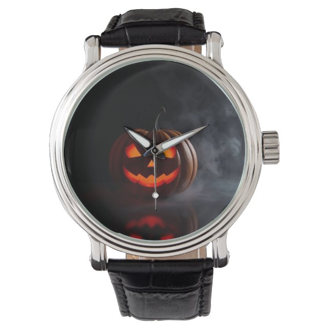 Elegant Halloween Glow eWatch 🎃 – Limited Edition 腕時計 (正面)