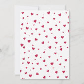 Elegant handdrawn Valentine's day party Invitation 招待状 (裏面)