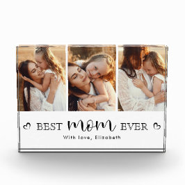 Elegant Handwritten Script Mother’s Day Keepsake フォトブロック