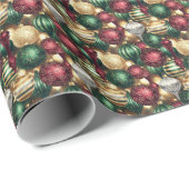 Elegant Hanging Christmas Ornaments  ラッピングペーパー (ロールコーナー)