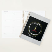 Elegant Happy Diwali Diya Flame Star Wreath プランナー手帳 (ディスプレー)