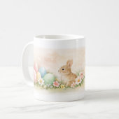 Elegant Happy Easter Mug – customizable  コーヒーマグカップ (正面左)