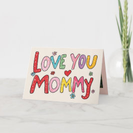 Elegant Happy Mother's Day Photo Greeting Card カード