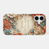 elegant happy new year phone case iPhone 16ケース (裏面横)