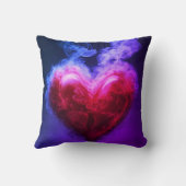 Elegant Harmony: Black and Red a crane chinnese クッション (裏面)